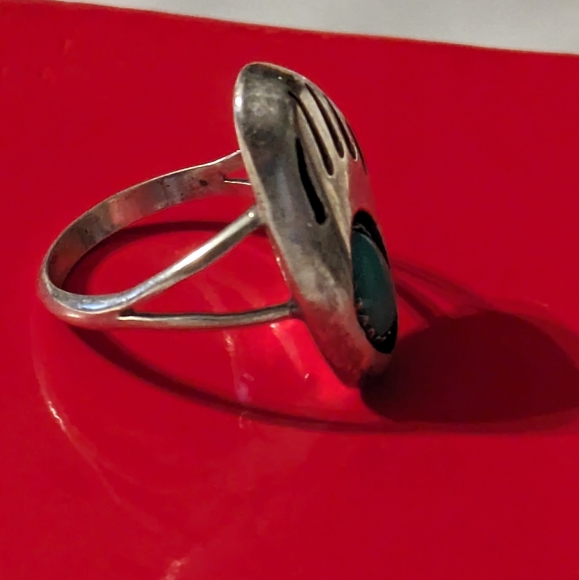 Vintage Sterling Silver bear print with turquoise - Picture 14 of 16